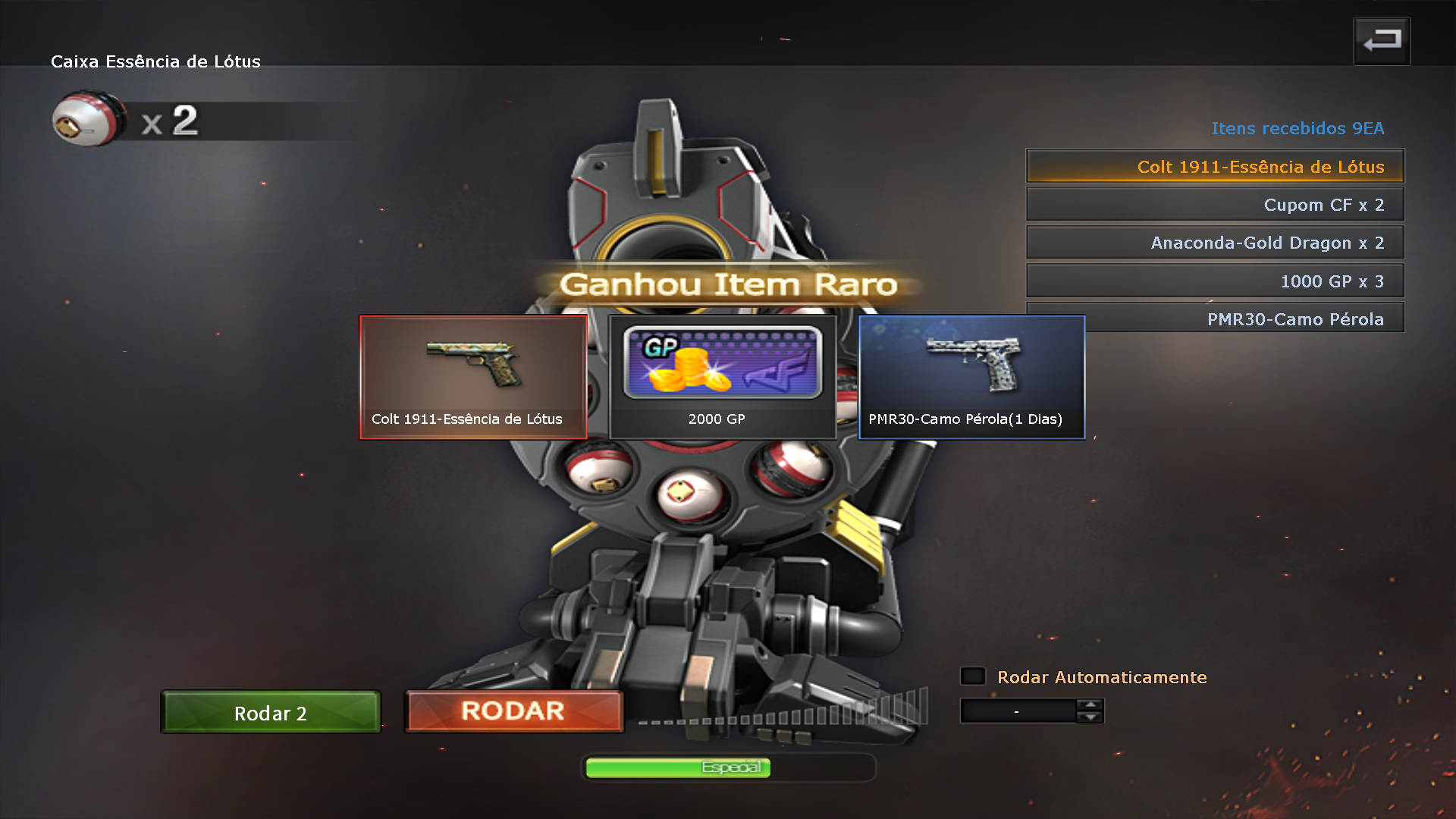 Colt 1911-Essência de Lótus